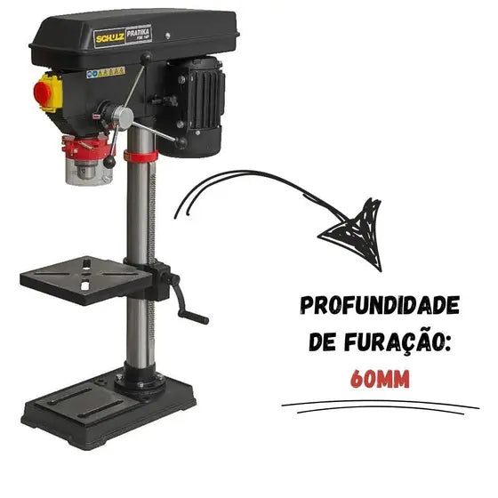 Furadeira de Bancada 5/8 POL Completa FSB 16P Pratika SCHULZ