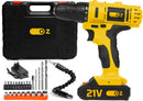 Furadeira Parafusadeira De Impacto 21v Com Maleta