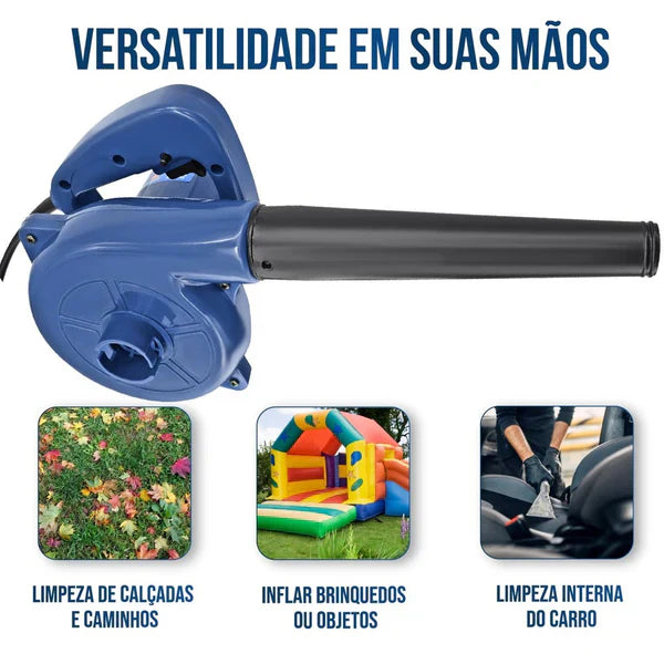 Soprador Aspirador Elétrico Folhas E Resíduos 600w
