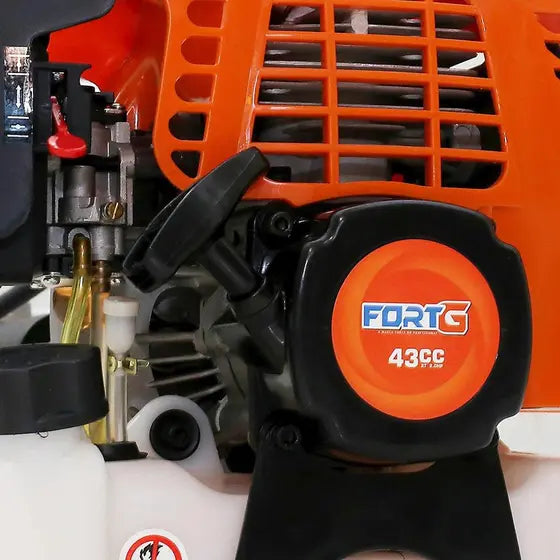 Roçadeira Lateral 2T 43CC Potência 2HP à Gasolina SemiProfissional FortG - FORTGPRO