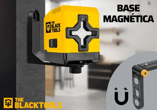 Nível A Laser Verde Esquadro Prumo Profissional 20 Metros 2 Linhas Bnl200 The Black Tools