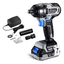 Chave De Impacto Parafusadeira Brushless 1/2 Pol. C/ Bateria Cor Preto 20v