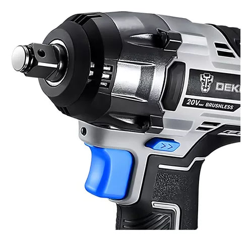 Chave De Impacto Parafusadeira Brushless 1/2 Pol. C/ Bateria Cor Preto 20v