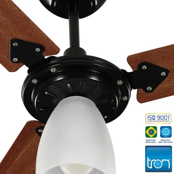 Ventilador de Teto Tron Marbela 110v / 127v 130w Preto