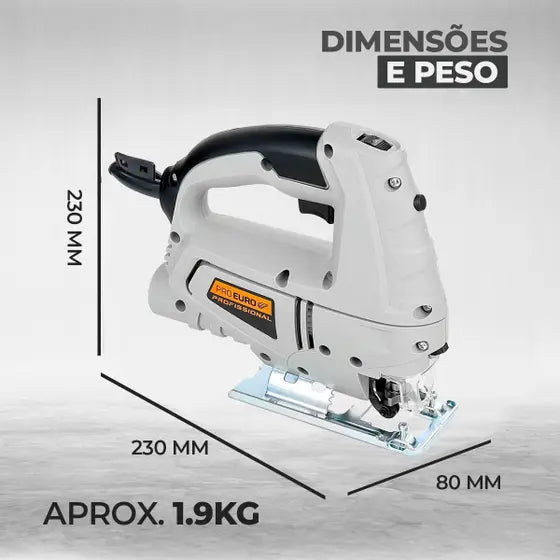 Serra Tico Tico 710W Uso Profissional 3000GPM 127V Pró Euro