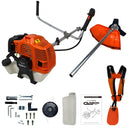 Roçadeira Bipartida 52cc com Discos 40 e 80 dentes e Lâmina 6 Pontas FAK520RB Carbon Fak