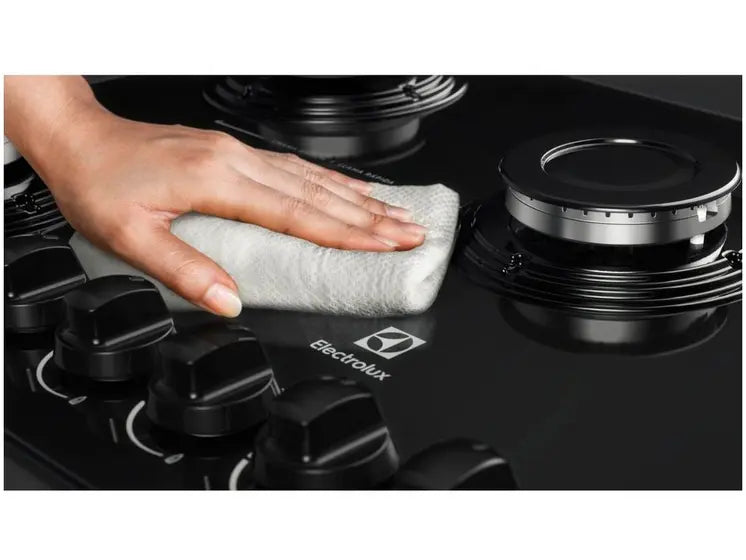 Cooktop 5 Bocas Electrolux a Gás GLP Preto