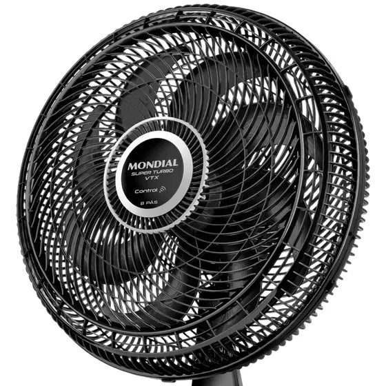 Ventilador de Coluna Mondial 40cm Turbo 8 Pás Controle Remoto 3 Velocidades 127V 220V