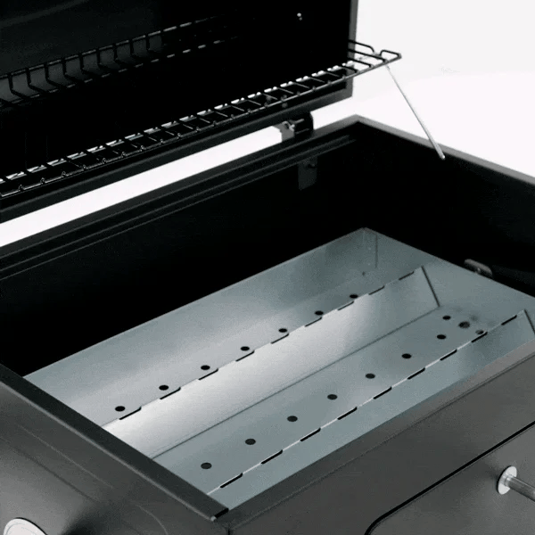 Churrasqueira Centaurus a Bafo Carvão 108x112cm Beta II Naterial