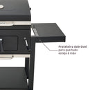 Churrasqueira Centaurus a Bafo Carvão 108x112cm Beta II Naterial