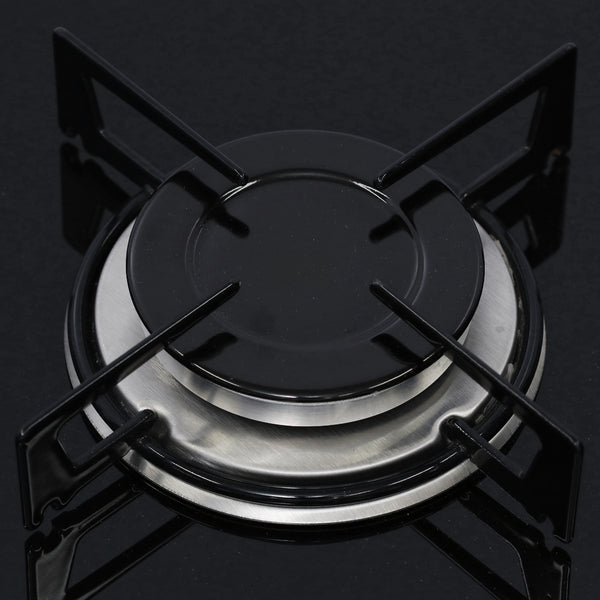 Cooktop 2 Bocas a Gás com Acendimento Automático Vidro Preto Bivolt Fischer