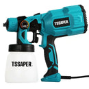Pistola De Pintura Elétrica E Pulverizador HVLP 550w com 3 bicos de cobre tssaper