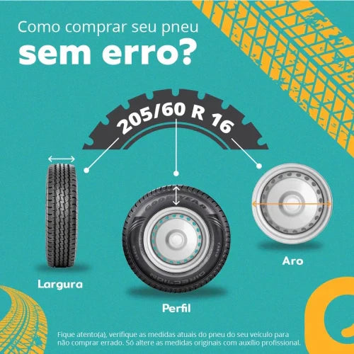 Pneu Aro 14 Prumo Control A 185/60R14 77T