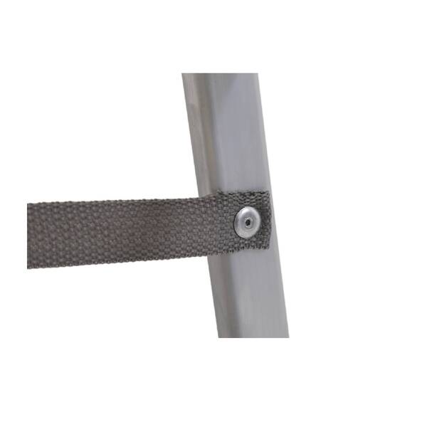 Escada Doméstica Aluminio 4 Degraus Natural 120 Kg