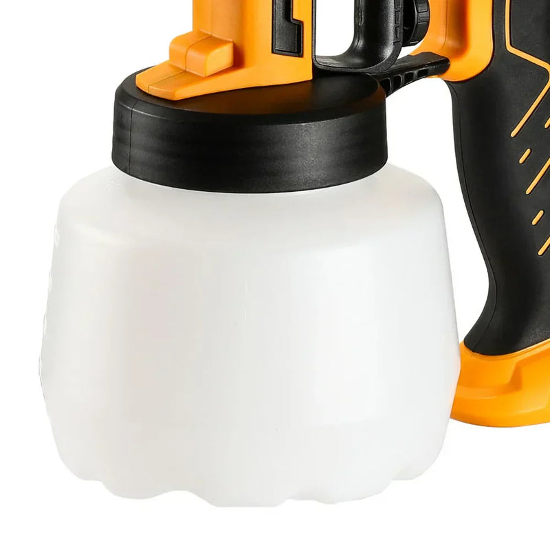 Pistola de Pintura Pulverizadora HVLP Elétrica 600W 1200ml Luz de LED com 3 Bicos e Acessórios DEKO