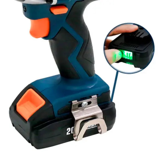 Chave de Impacto Elétrica Bivolt 1/2 Polegadas 350Nm à Bateria 20V com Carregador Fortg - FORTGPRO