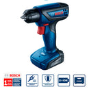 Furadeira e Parafusadeira a Bateria Smart Bosch com Carregador 10 Bits e Extensor Universal 12V 1/4" GSR 1000 Bivolt