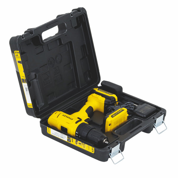 Furadeira e Parafusadeira Stanley de Impacto com 2 Baterias e Maleta 12V 3/8" SCH12S2K