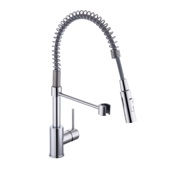 Torneira Monocomando Gourmet de Pia para Cozinha com Bica Alta Flexível Cromado Tomas Delinia