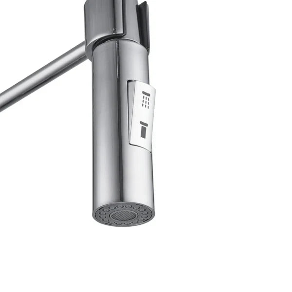 Torneira Monocomando Gourmet de Pia para Cozinha com Bica Alta Flexível Cromado Tomas Delinia