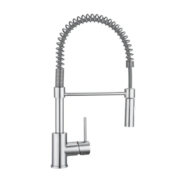 Torneira Monocomando Gourmet de Pia para Cozinha com Bica Alta Flexível Cromado Tomas Delinia